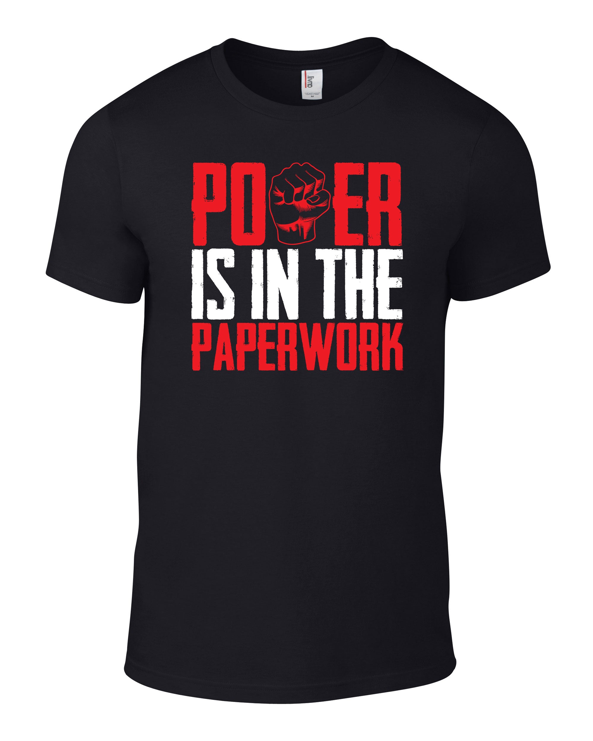 Power is in the Paperwork Short Sleeve Tee